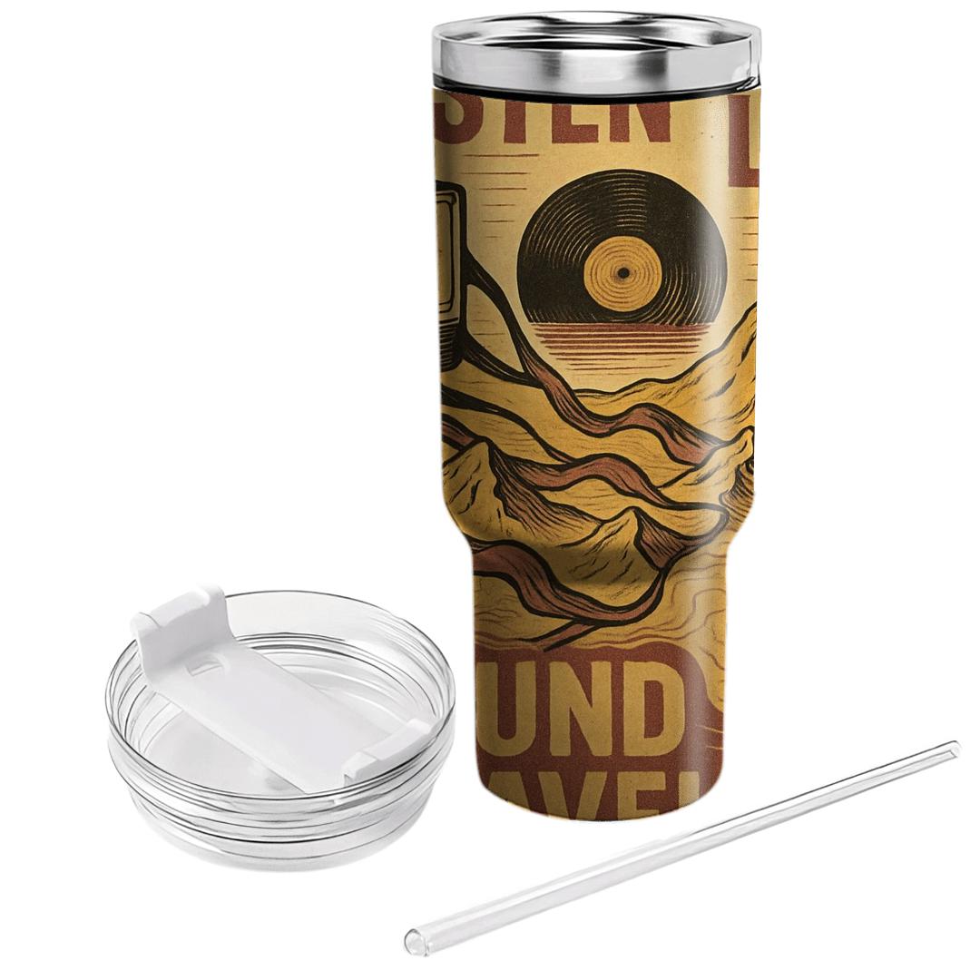 Analog Voyager Cassette Map decorative tumblers