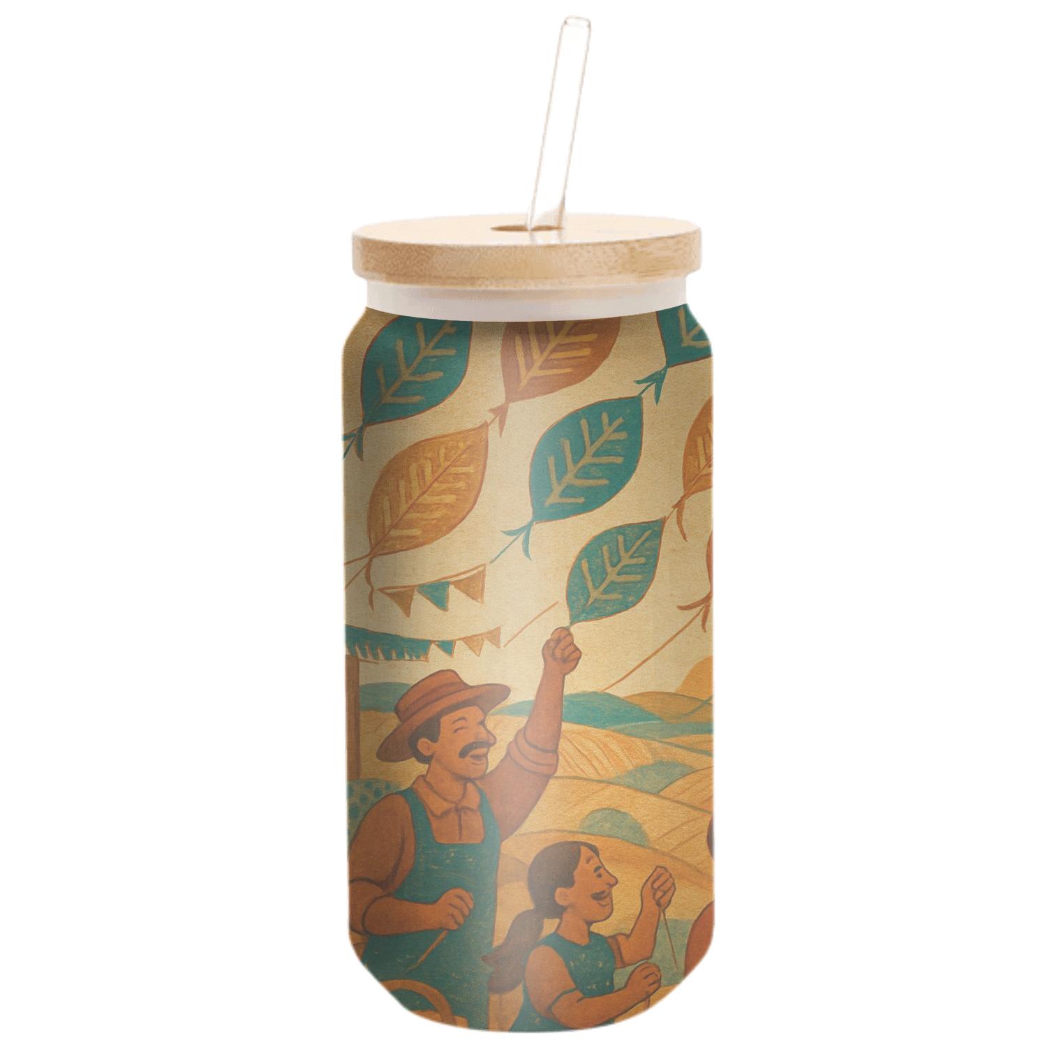 Golden Harvest Kite Parade glassware drinkware