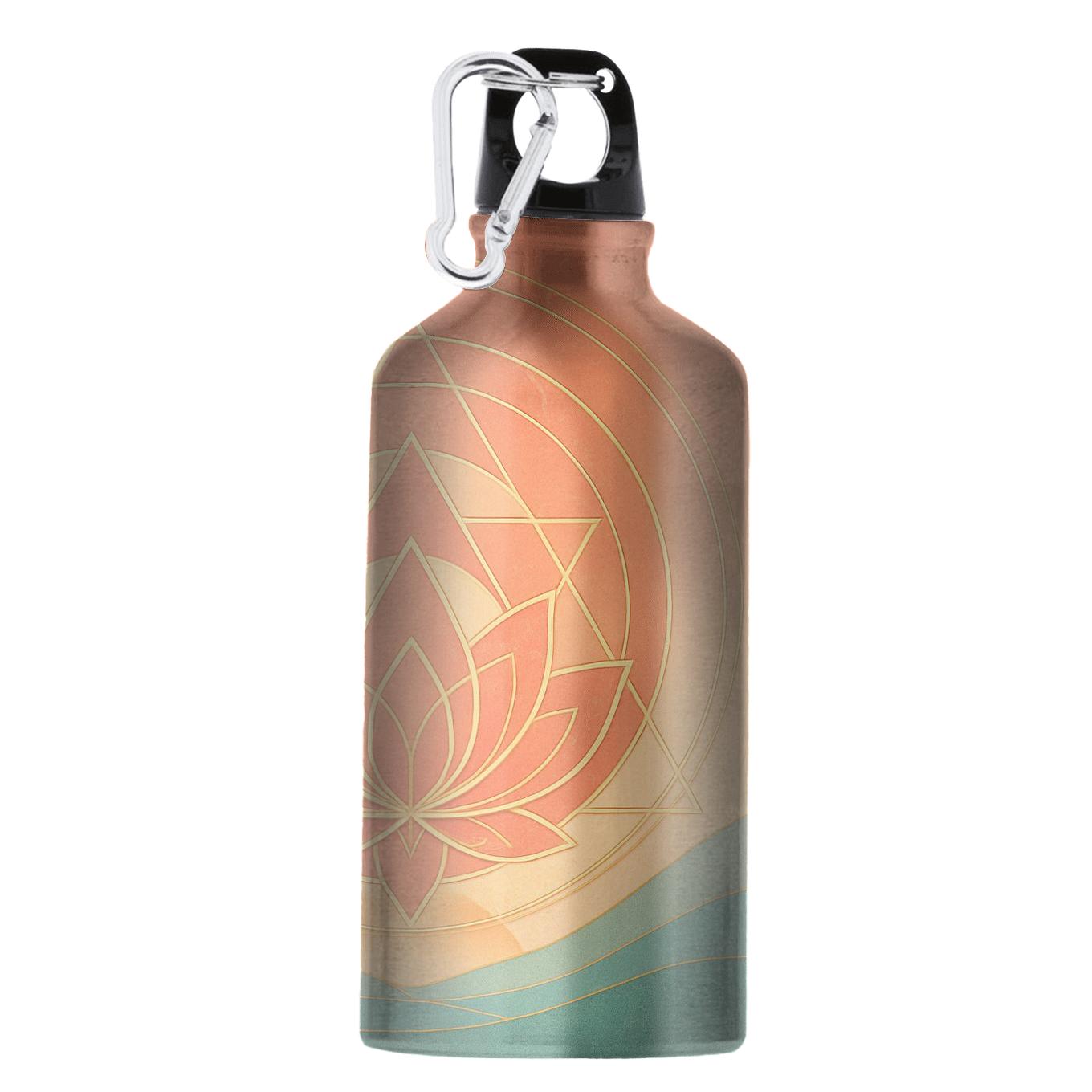 Sacred Geometry Sunrise sports bottles for gifts