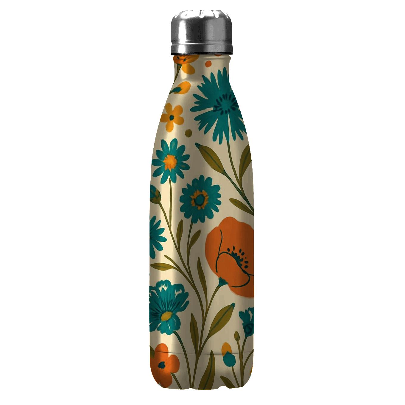 Saffron Wildflower Cascade custom water bottles