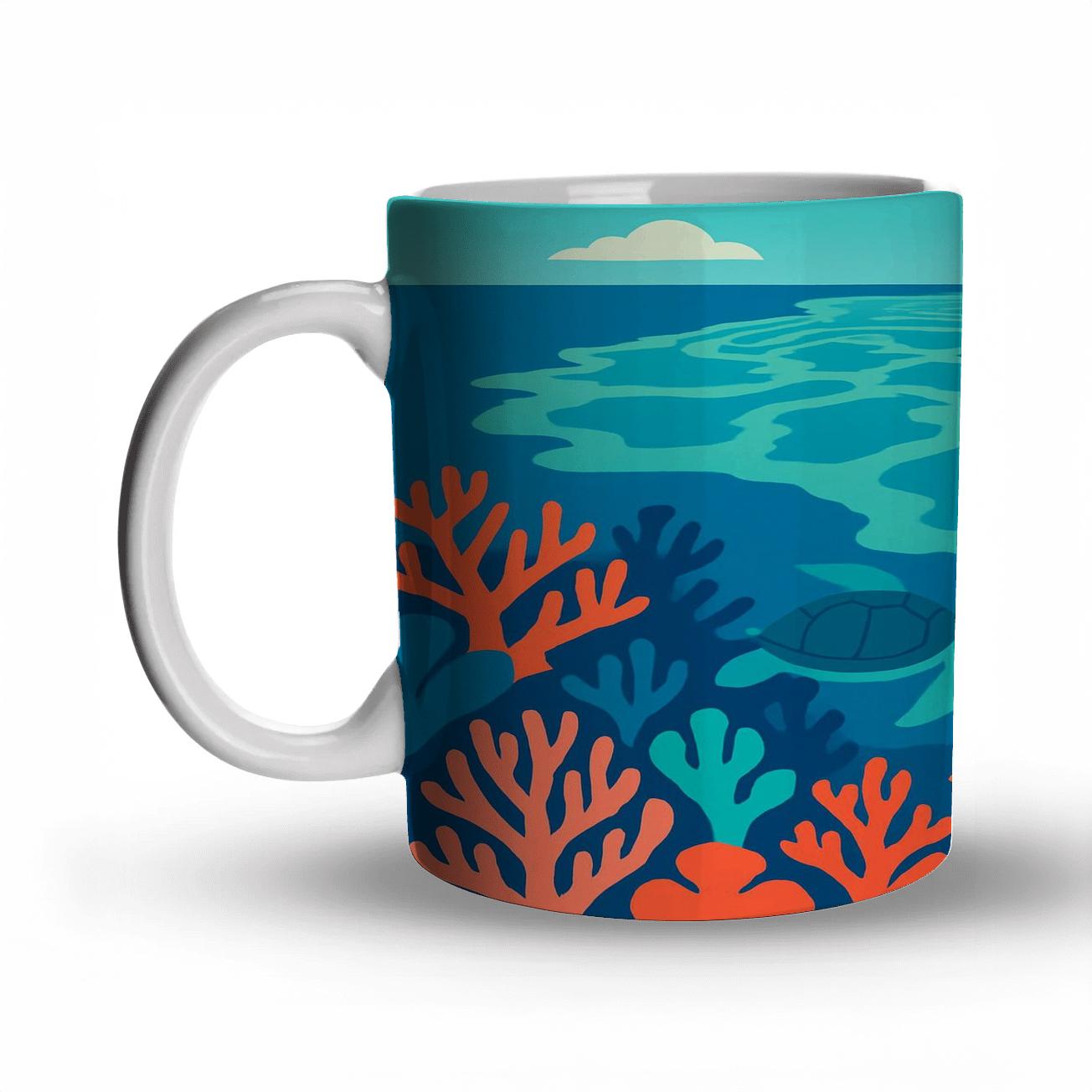 The Great Barrier Reef - Australia insulated thermal mugs