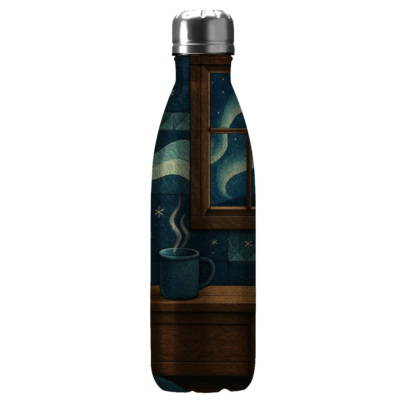 Aurora Winter Quilt unique water bottles
