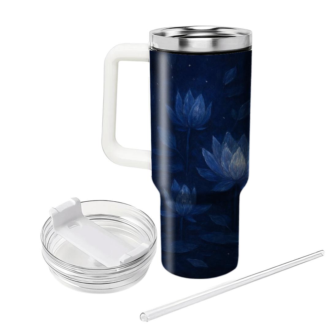 Midnight Lotus Tapestry unique tumblers