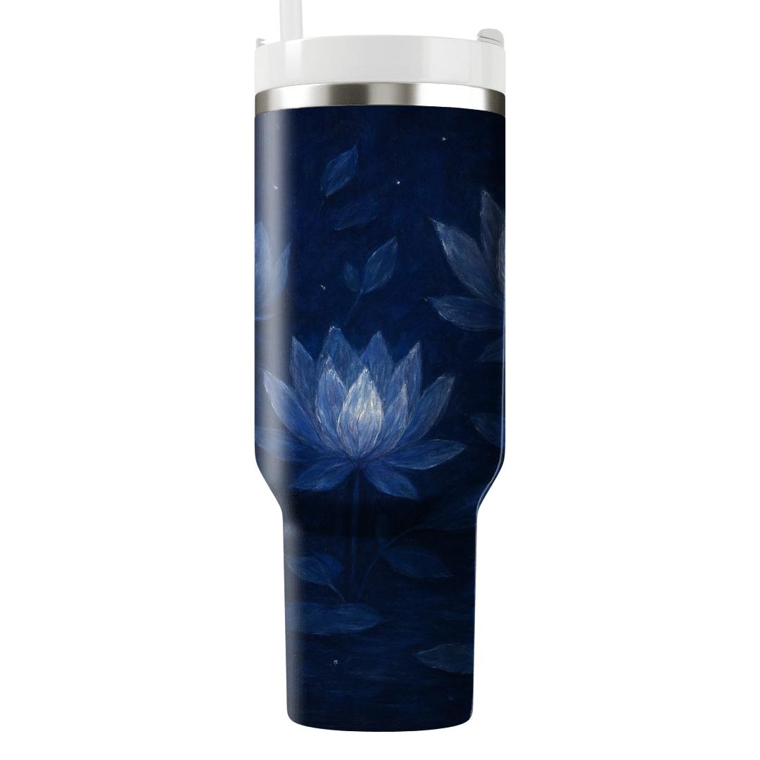 Midnight Lotus Tapestry unique tumblers