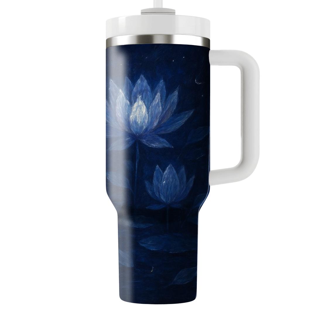 Midnight Lotus Tapestry unique tumblers