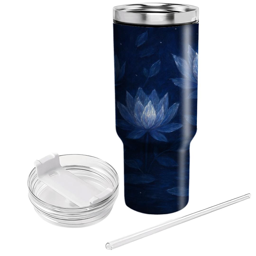 Midnight Lotus Tapestry unique tumblers