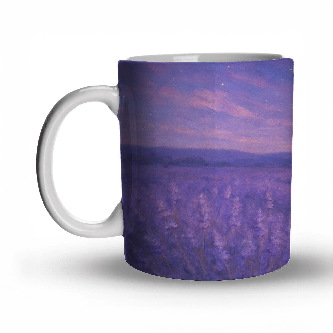 Celestial Lavender Meadow gift mugs for occasions