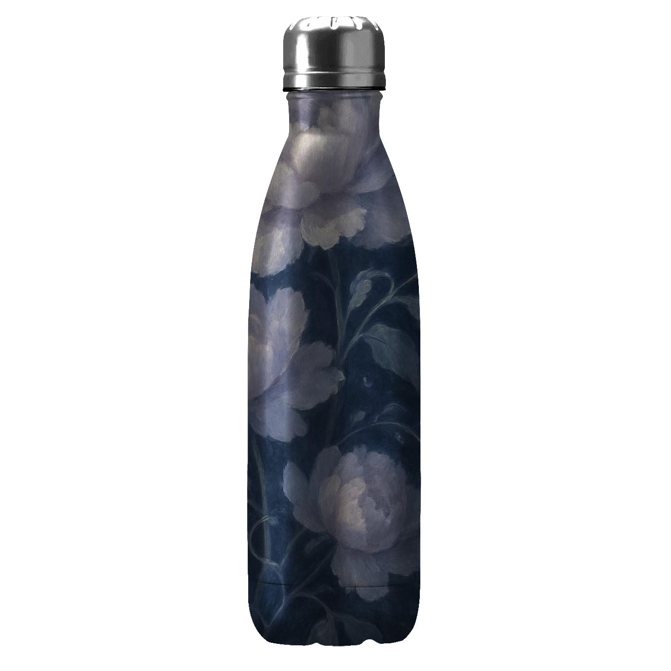 Moonlit Peony Cascade travel water bottles