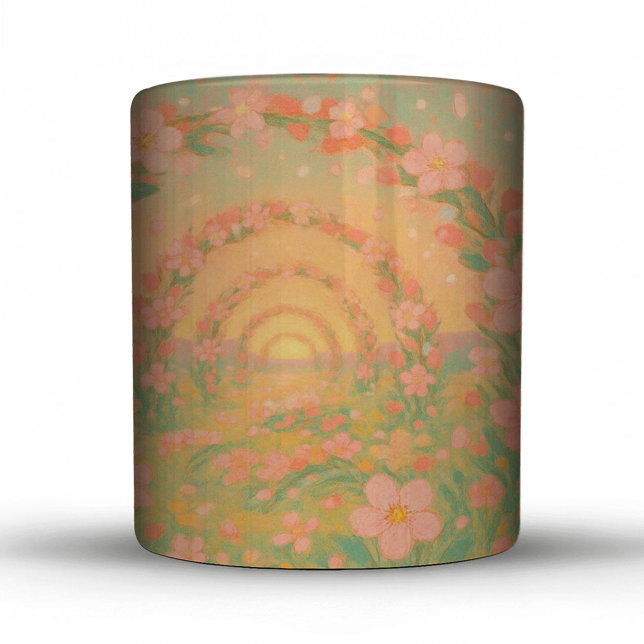Spring Mirage Blossom insulated thermal mugs