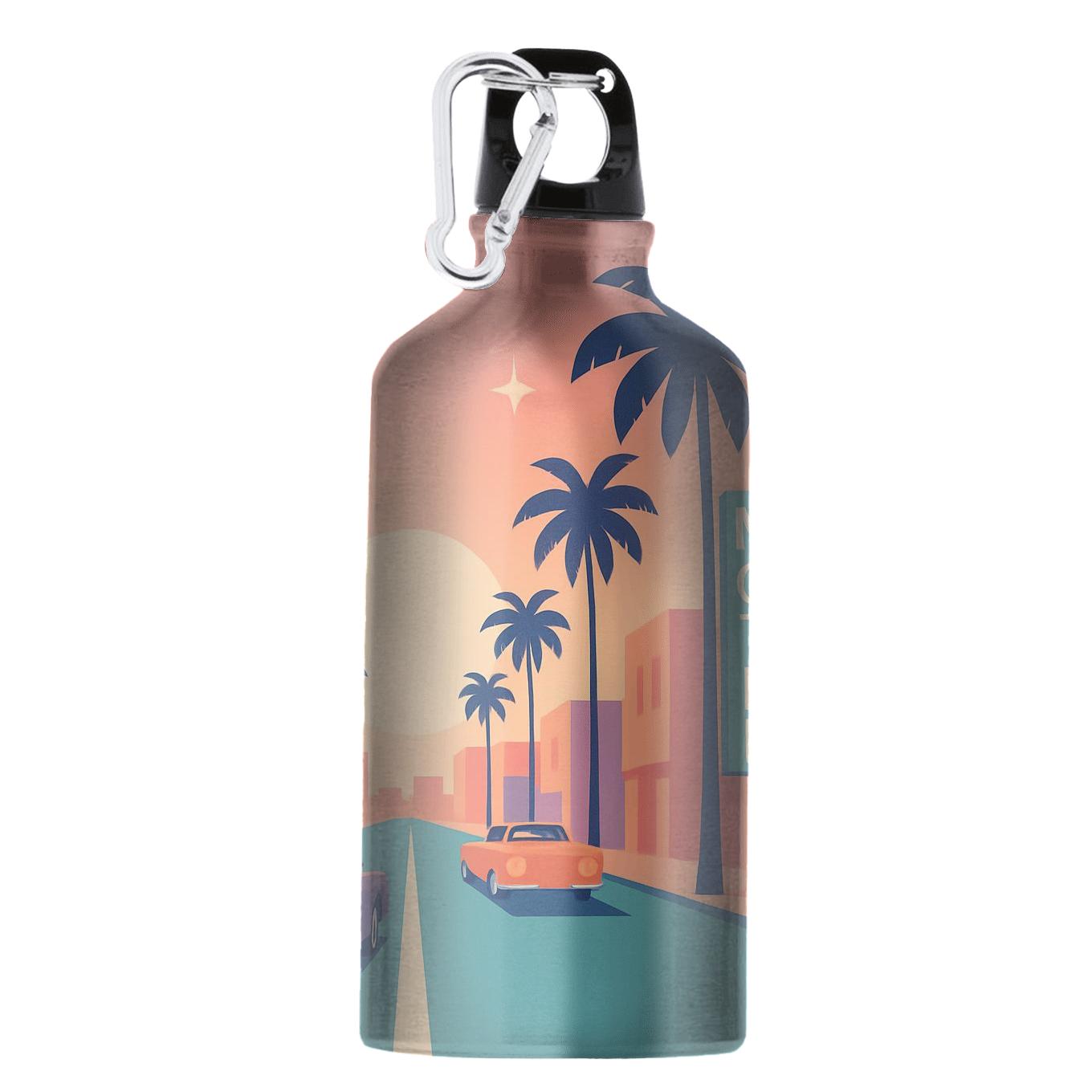 Miami Pastel Boulevard athletic sports bottles