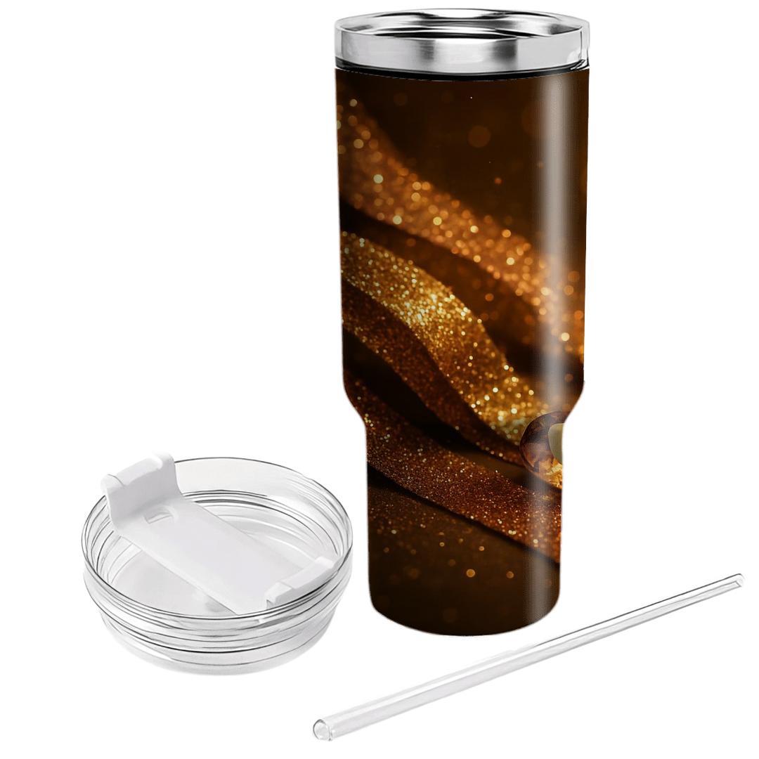 Solar Glitter Cascade unique tumblers