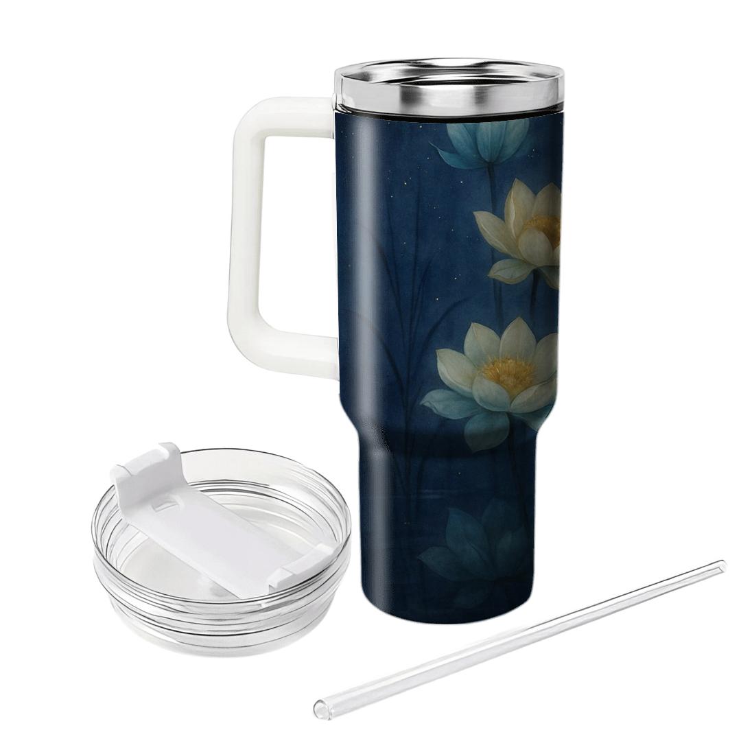 Midnight Lotus Cascade unique tumblers