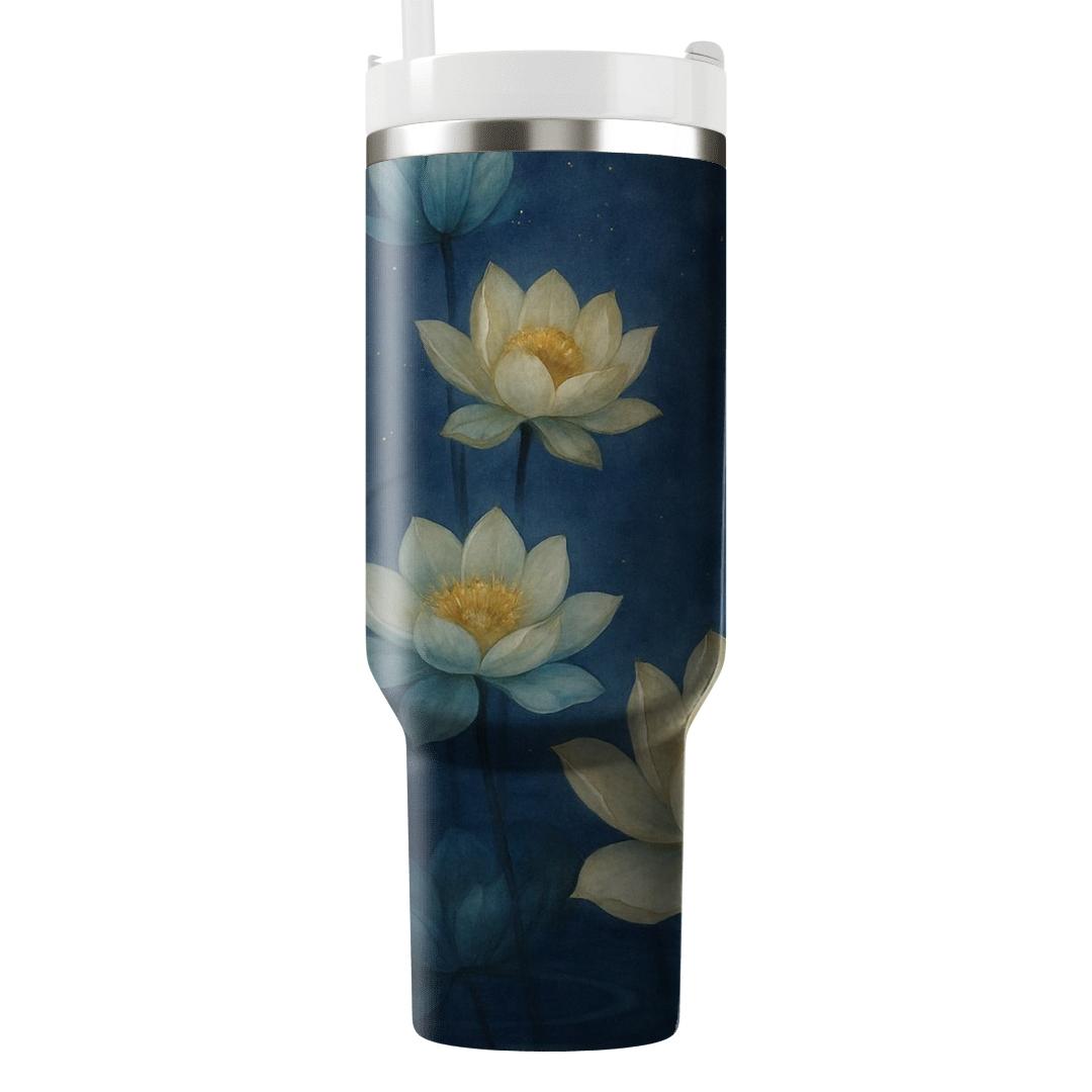 Midnight Lotus Cascade unique tumblers