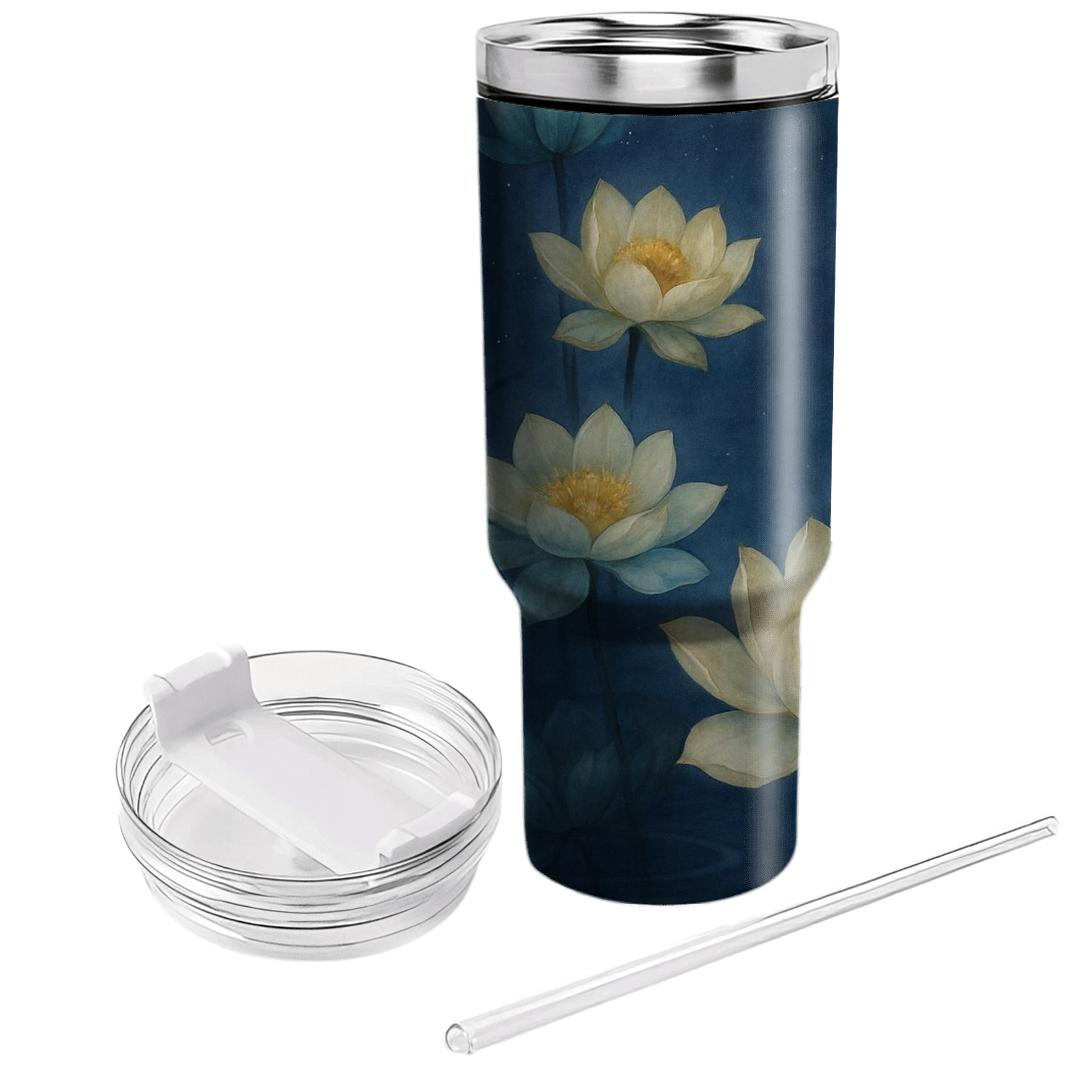 Midnight Lotus Cascade unique tumblers