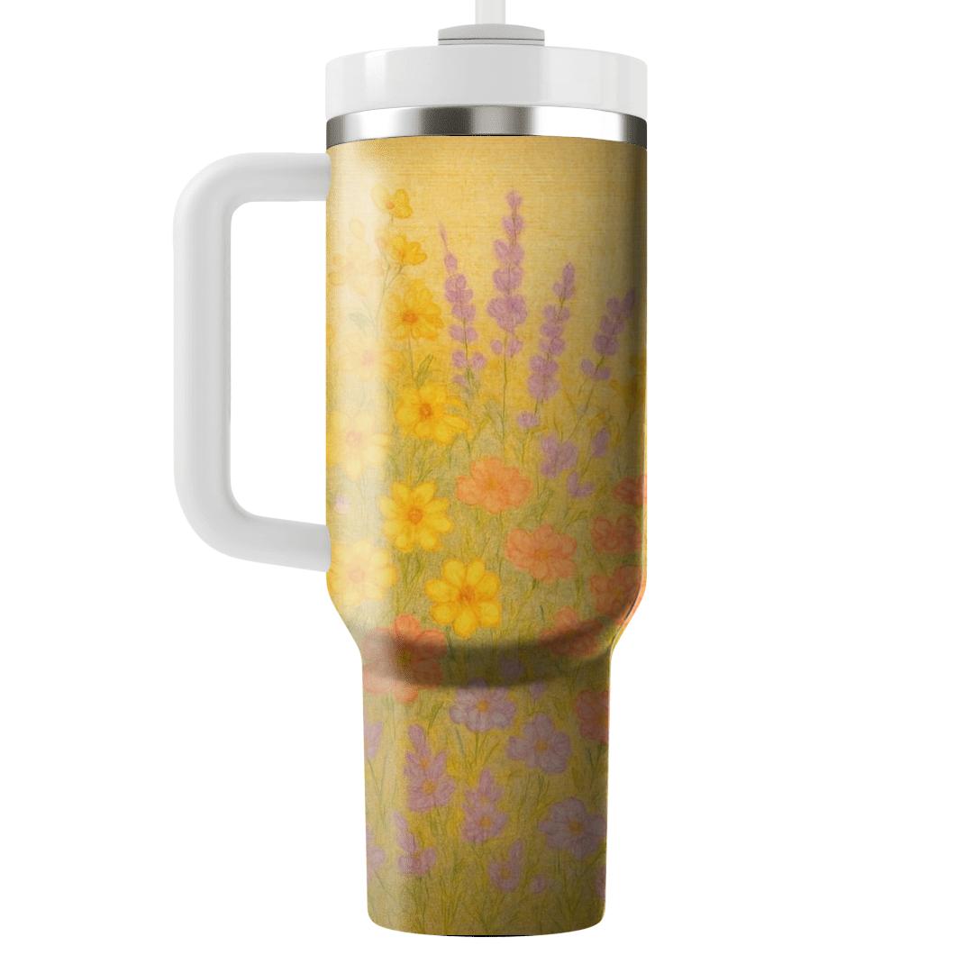 Sunlit Meadow Tapestry tumblers for gifts