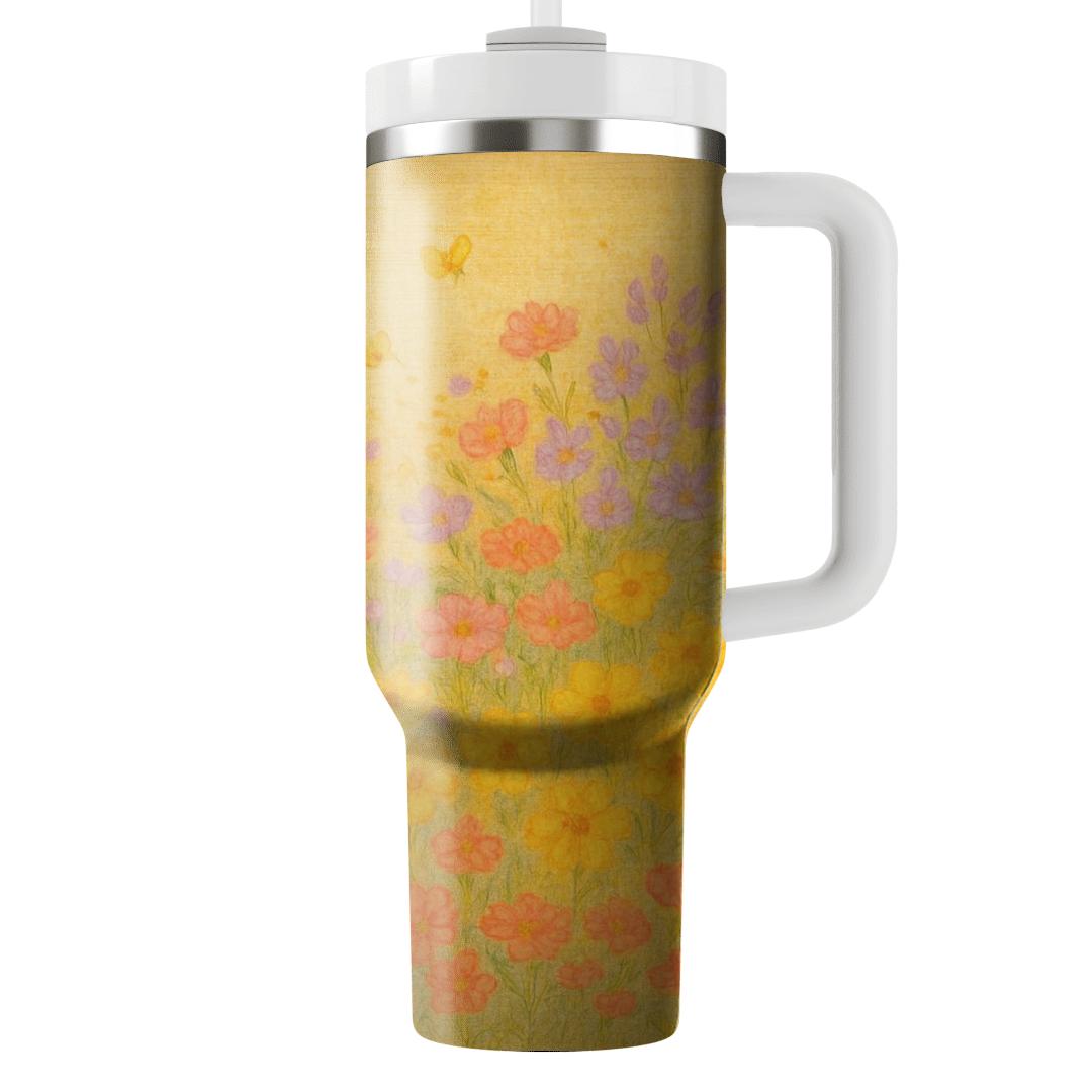 Sunlit Meadow Tapestry tumblers for gifts