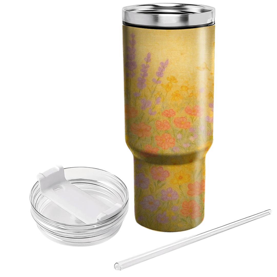 Sunlit Meadow Tapestry tumblers for gifts