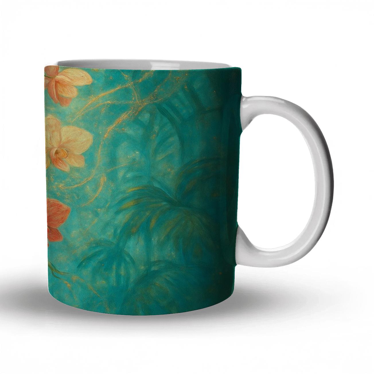 Orchid Nebula Cascade premium drinkware mugs