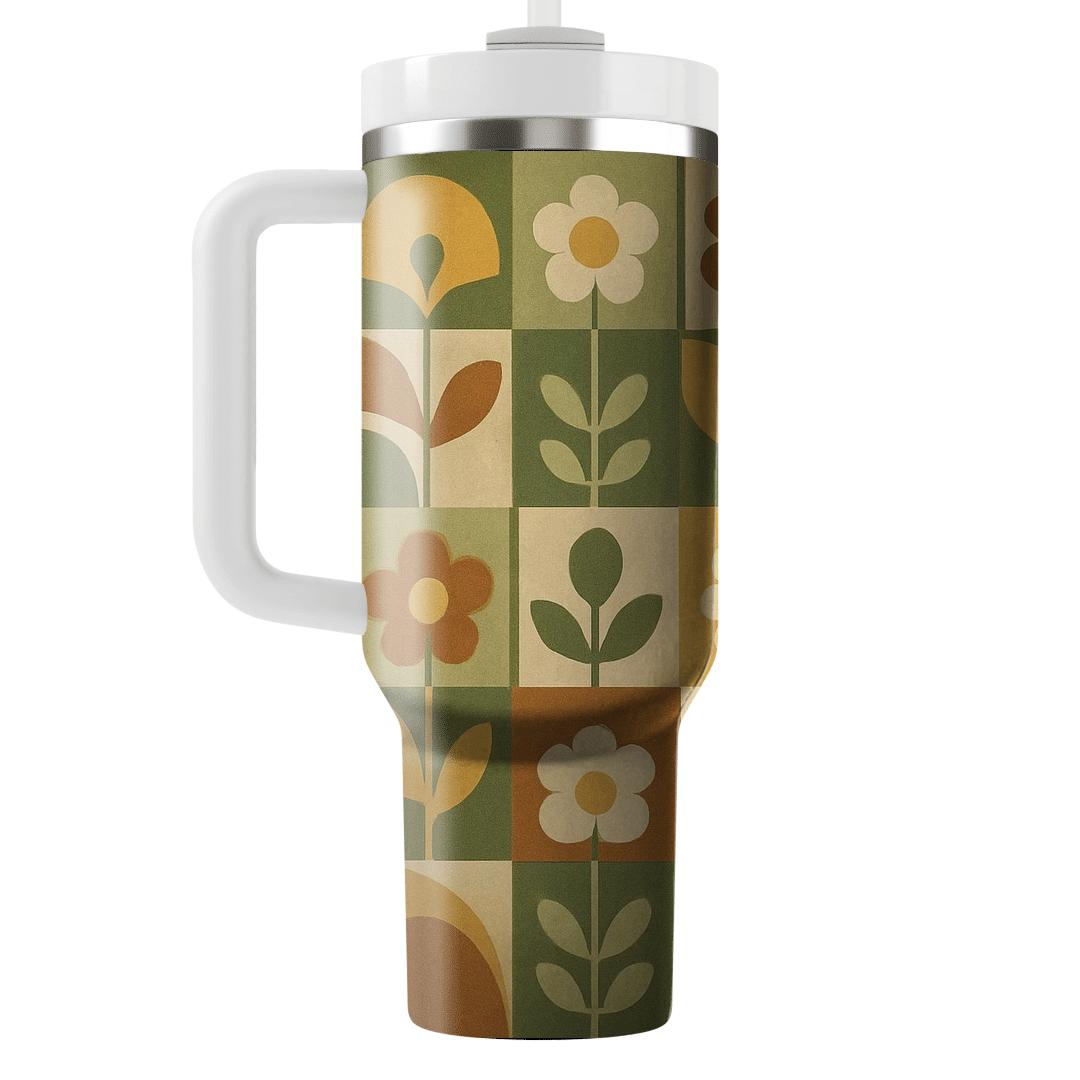 Harvest Groove Mosaic tumbler cups