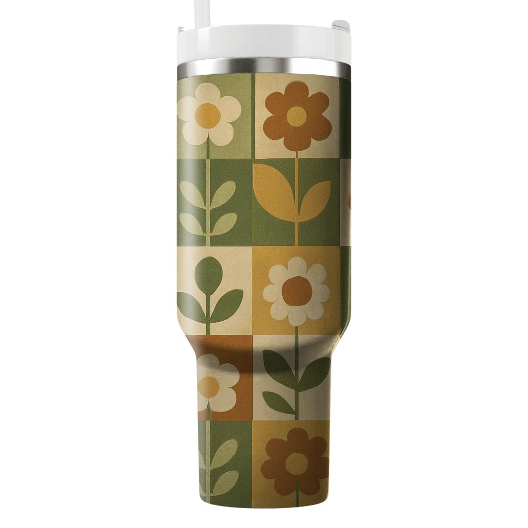 Harvest Groove Mosaic tumbler cups