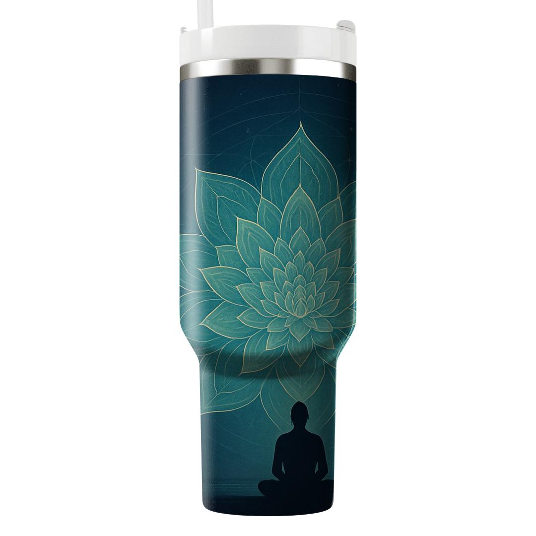 Moonlit Lotus Mandala tumblers for gifts