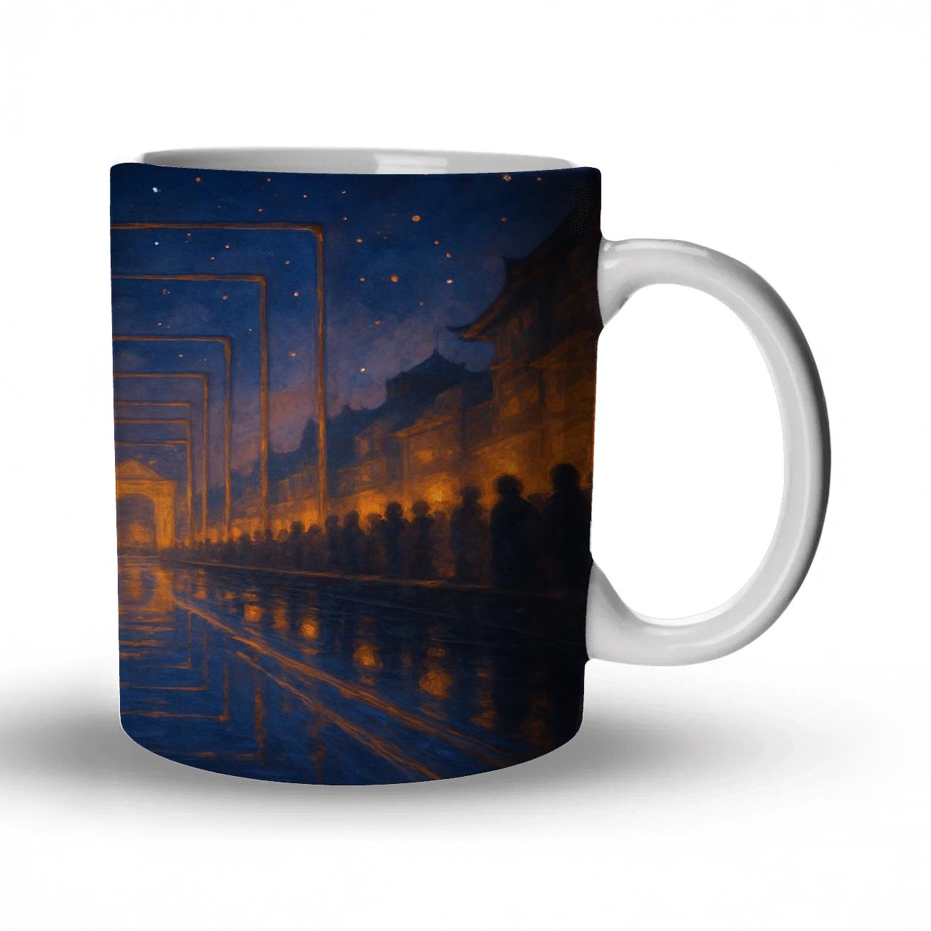 Lanterns Over Time Festival decorative mug sets