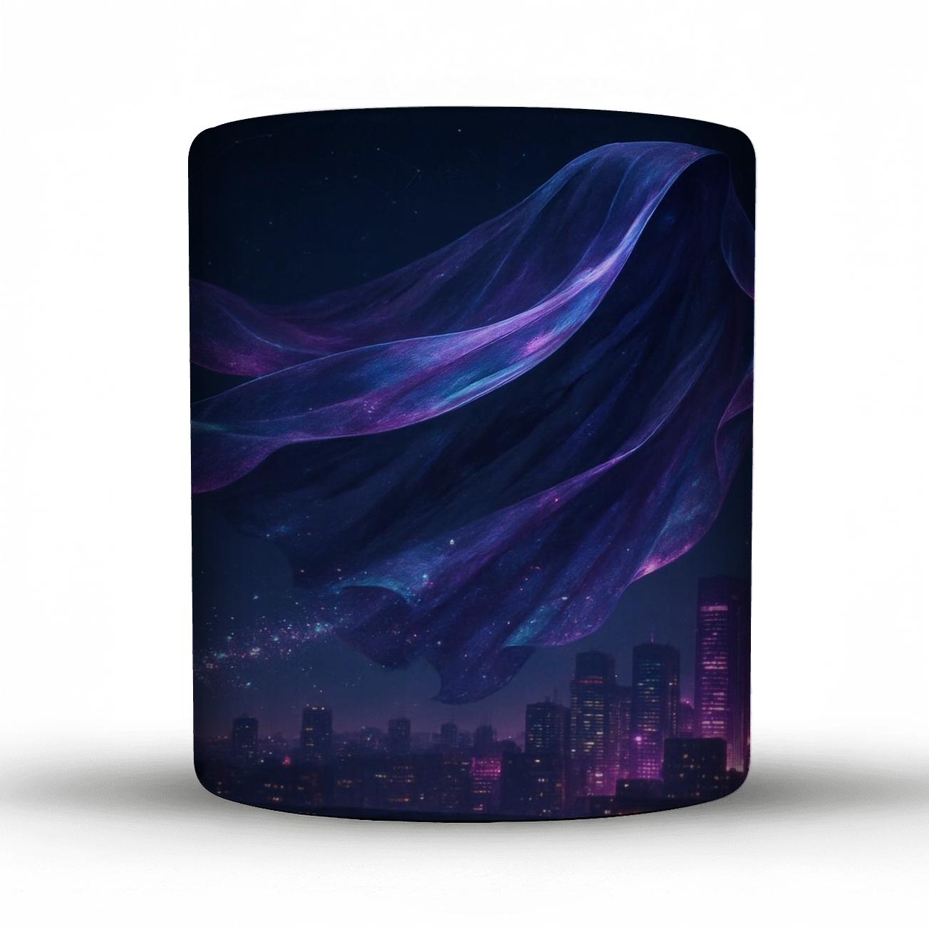 Glam Galaxy Veil custom printed mugs