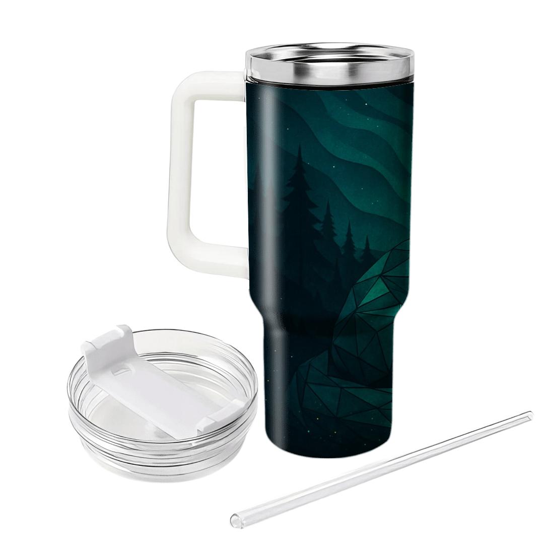 Aurora Fox Mosaic decorative tumblers