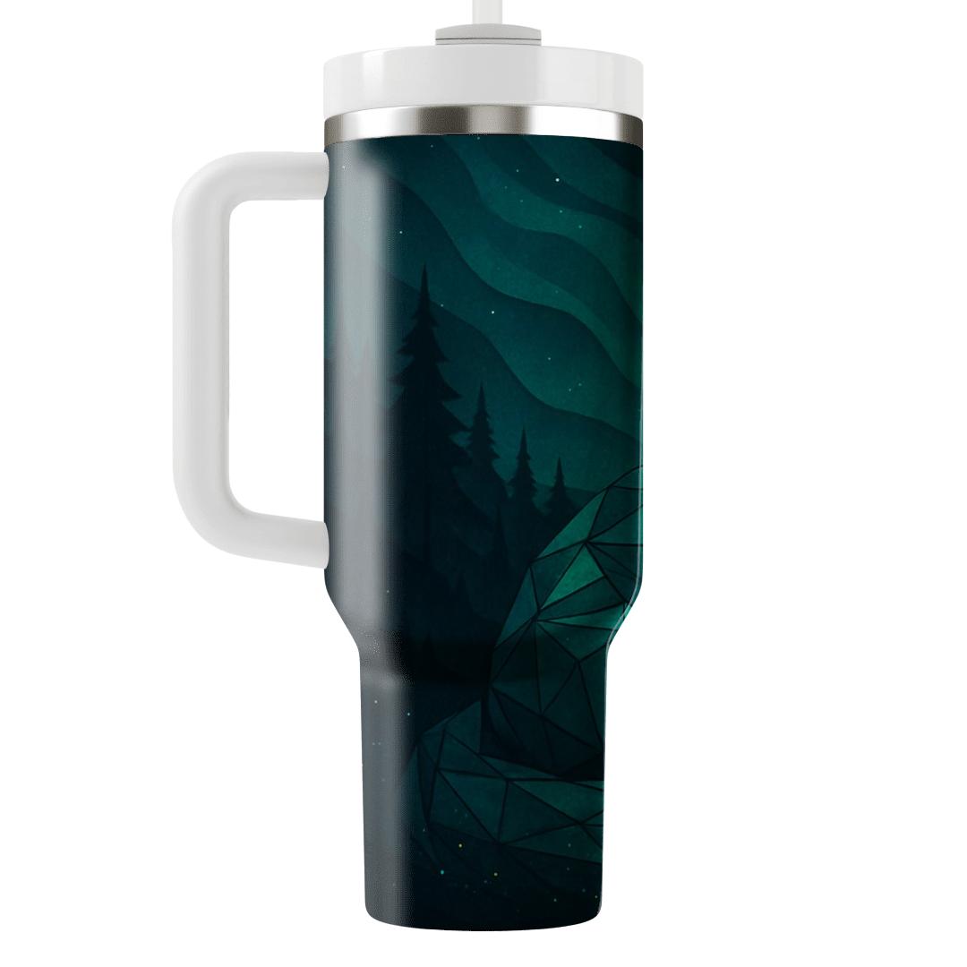 Aurora Fox Mosaic decorative tumblers