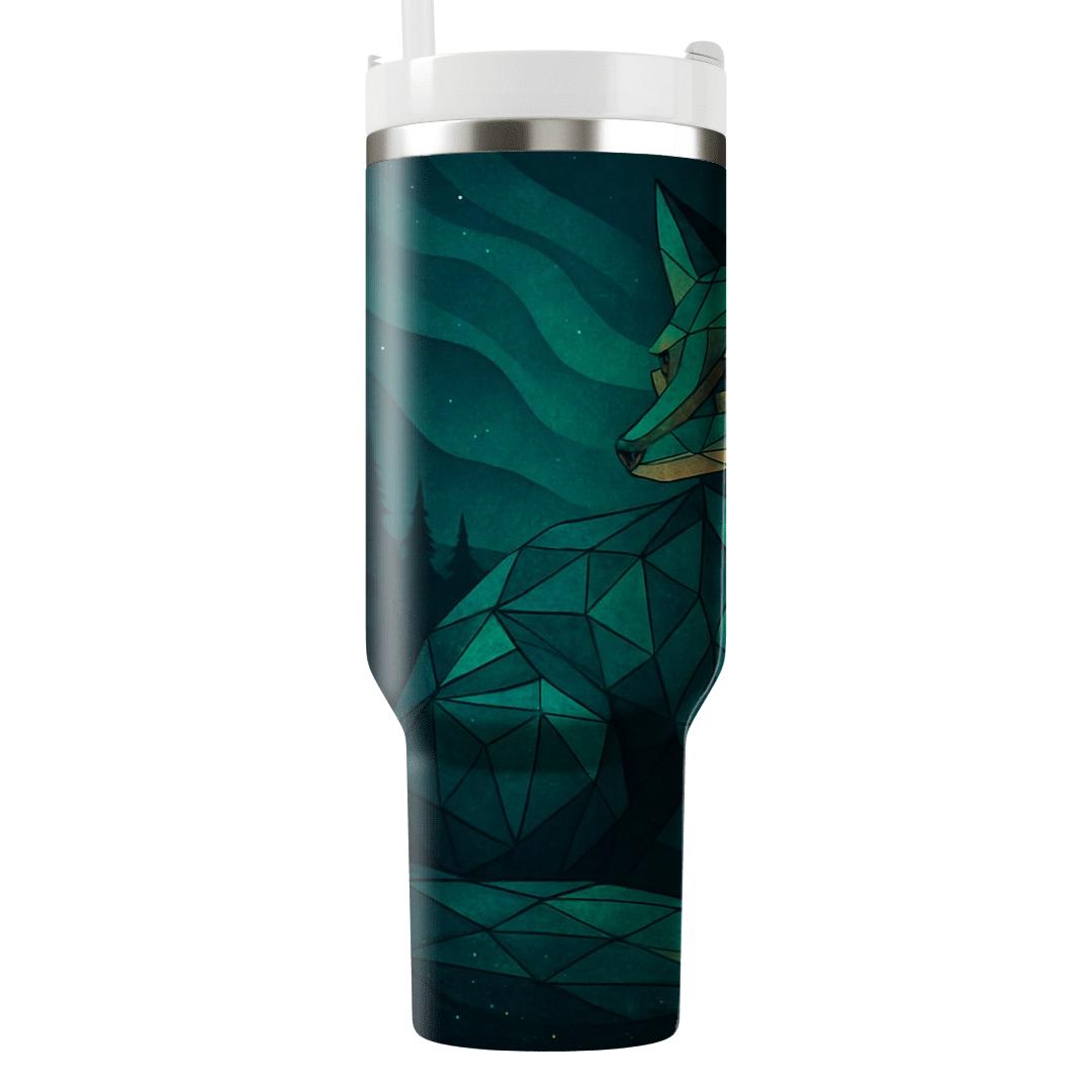 Aurora Fox Mosaic decorative tumblers