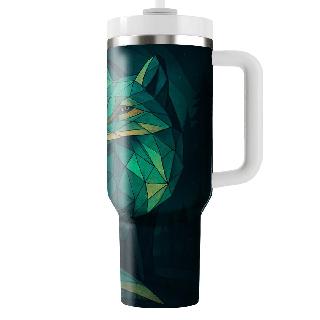 Aurora Fox Mosaic decorative tumblers
