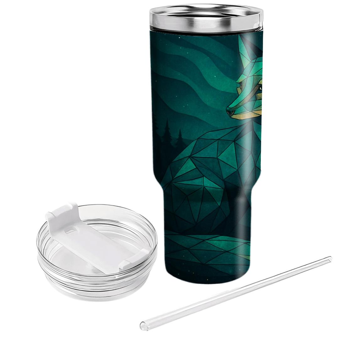 Aurora Fox Mosaic decorative tumblers
