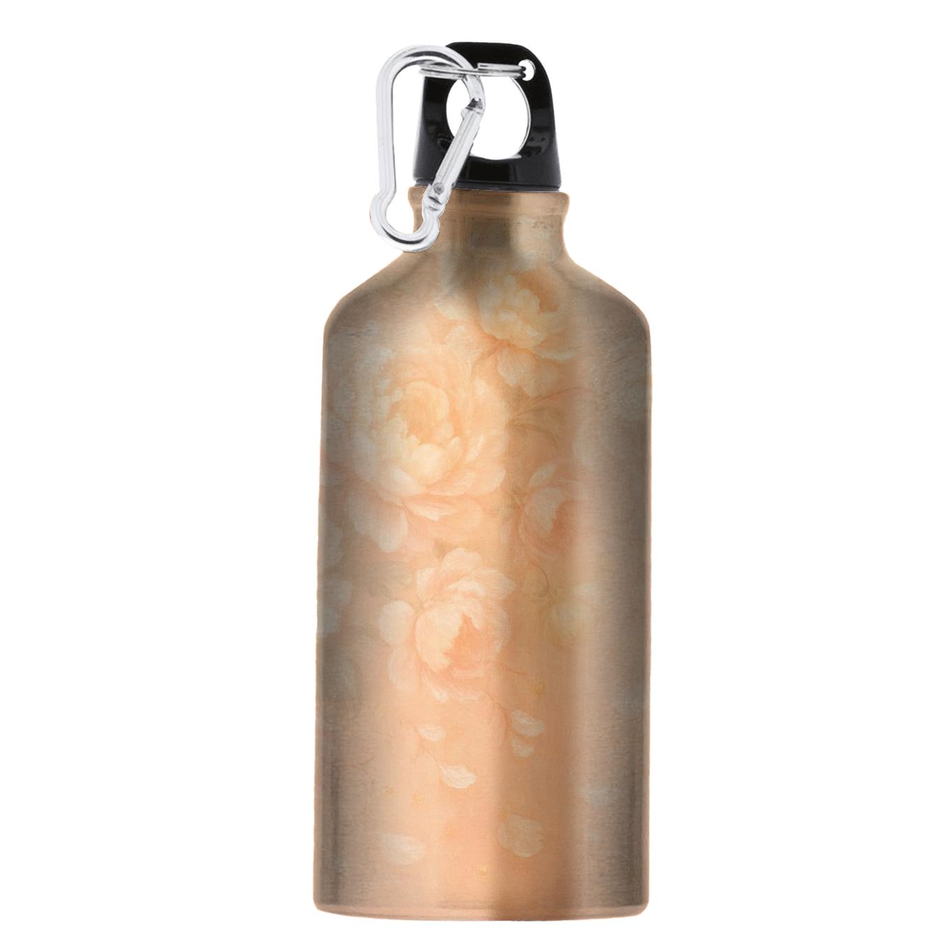 Sunrise Peony Tapestry portable sports bottles