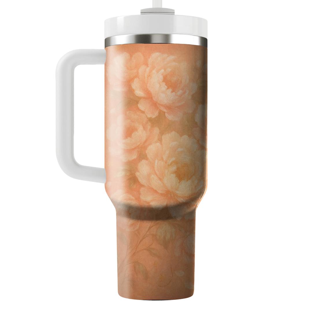 Sunrise Peony Tapestry unique tumblers