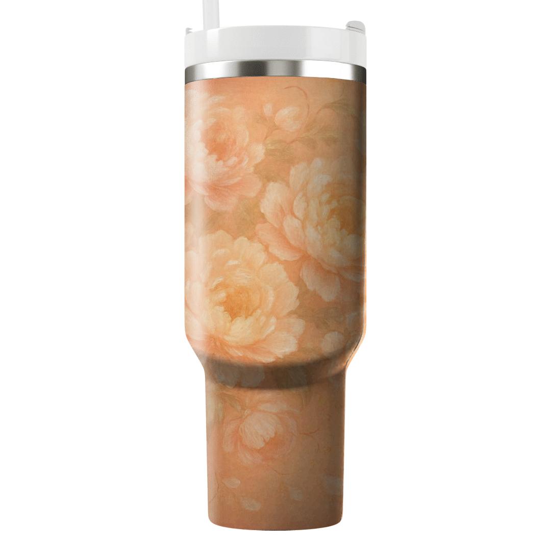 Sunrise Peony Tapestry unique tumblers