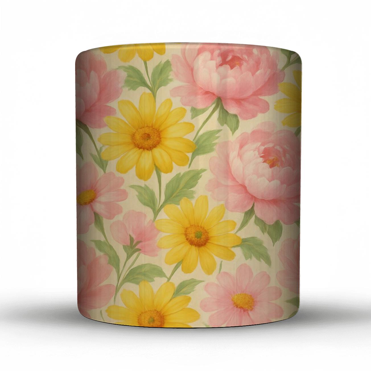 Petal Harmony custom printed mugs