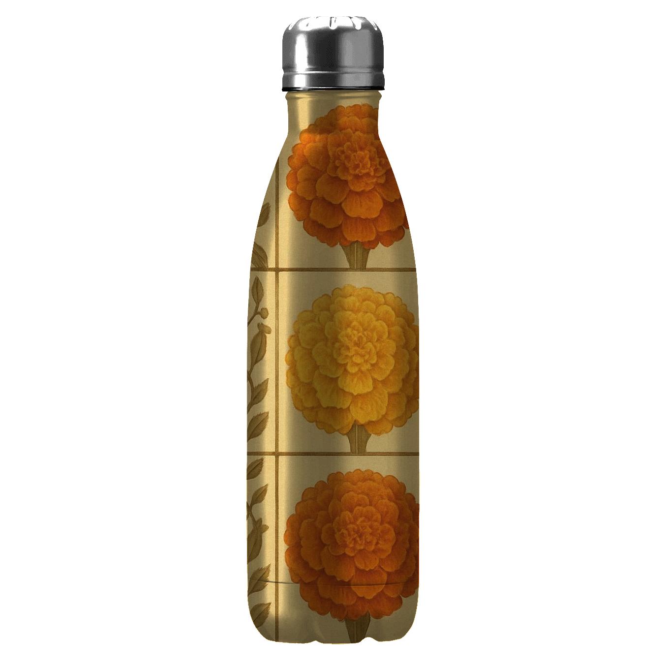 Vintage Marigold Mosaic insulated water bottles