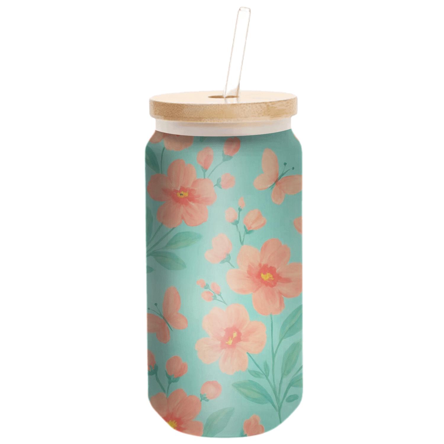 Sunlit Coral Garden custom engraved glassware