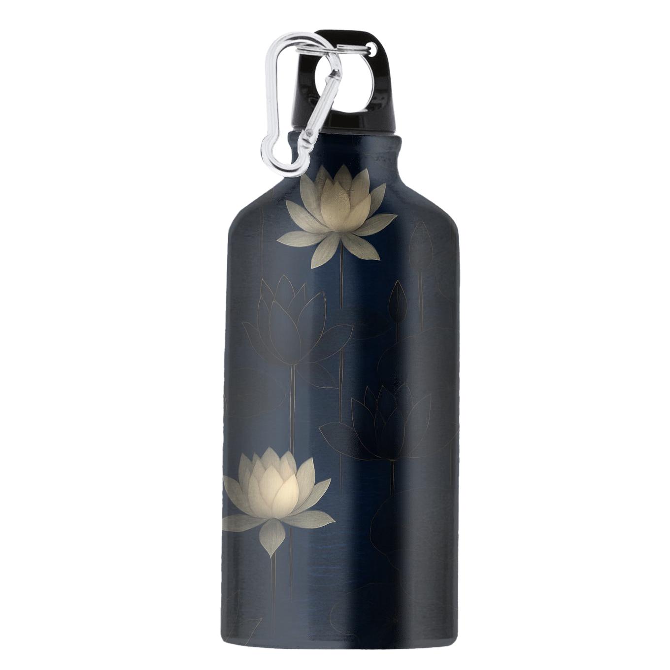 Midnight Lotus Cascade portable sports bottles