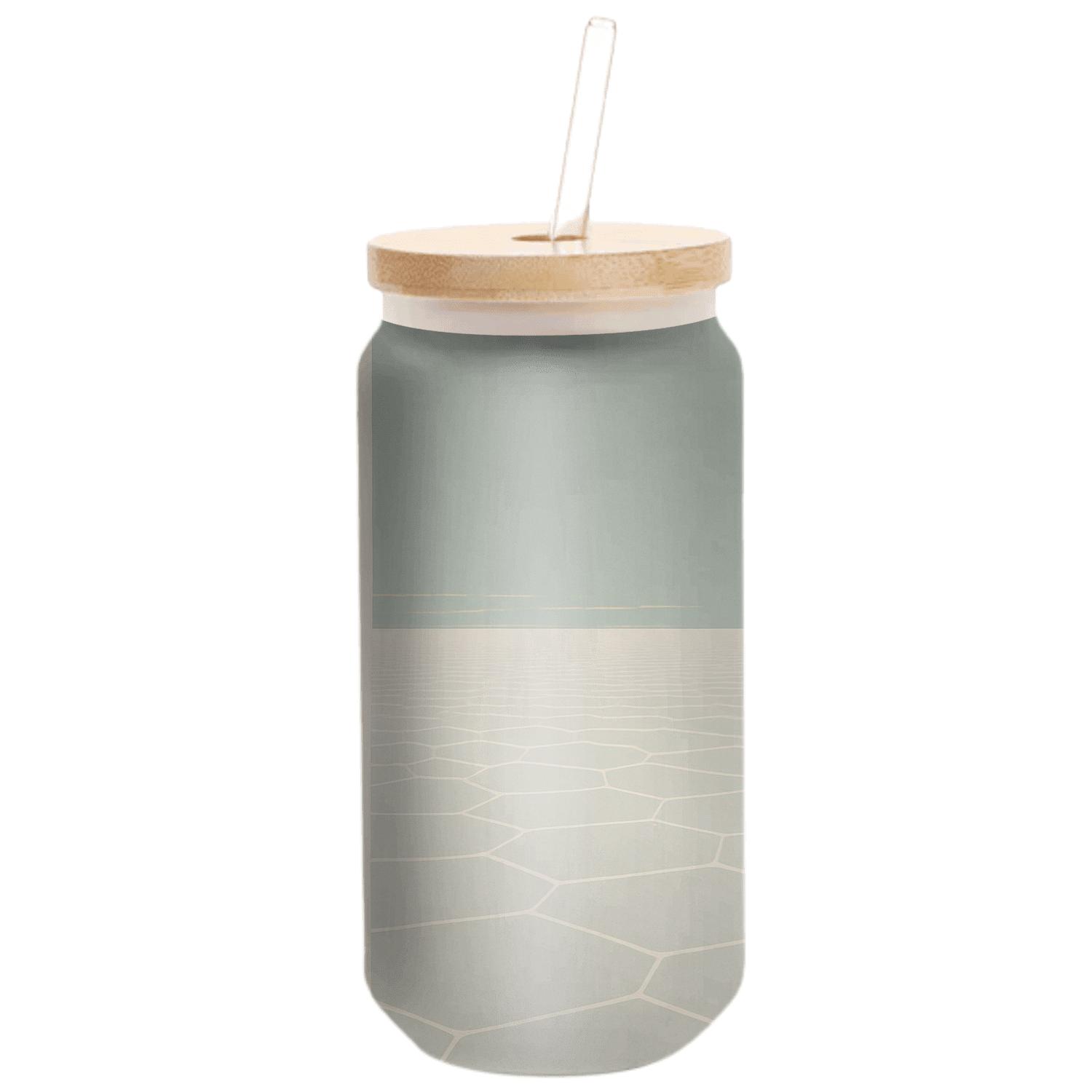 Salar De Uyuni Salt Flat artisan blown glass drinkware