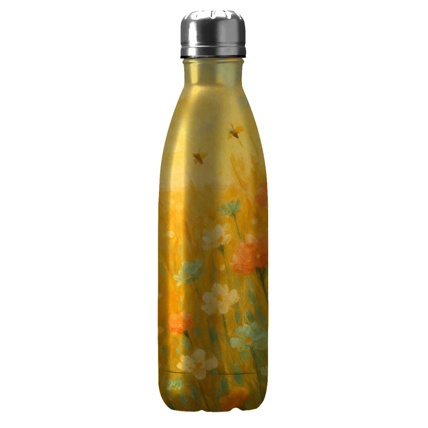 Sunlit Prairie Wildflowers unique water bottles