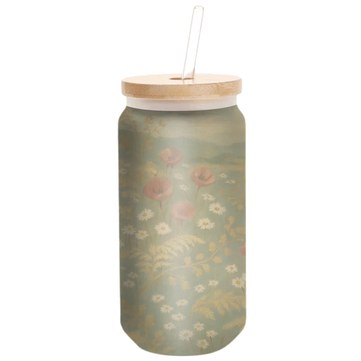 Vintage Meadow Tapestry custom engraved glassware