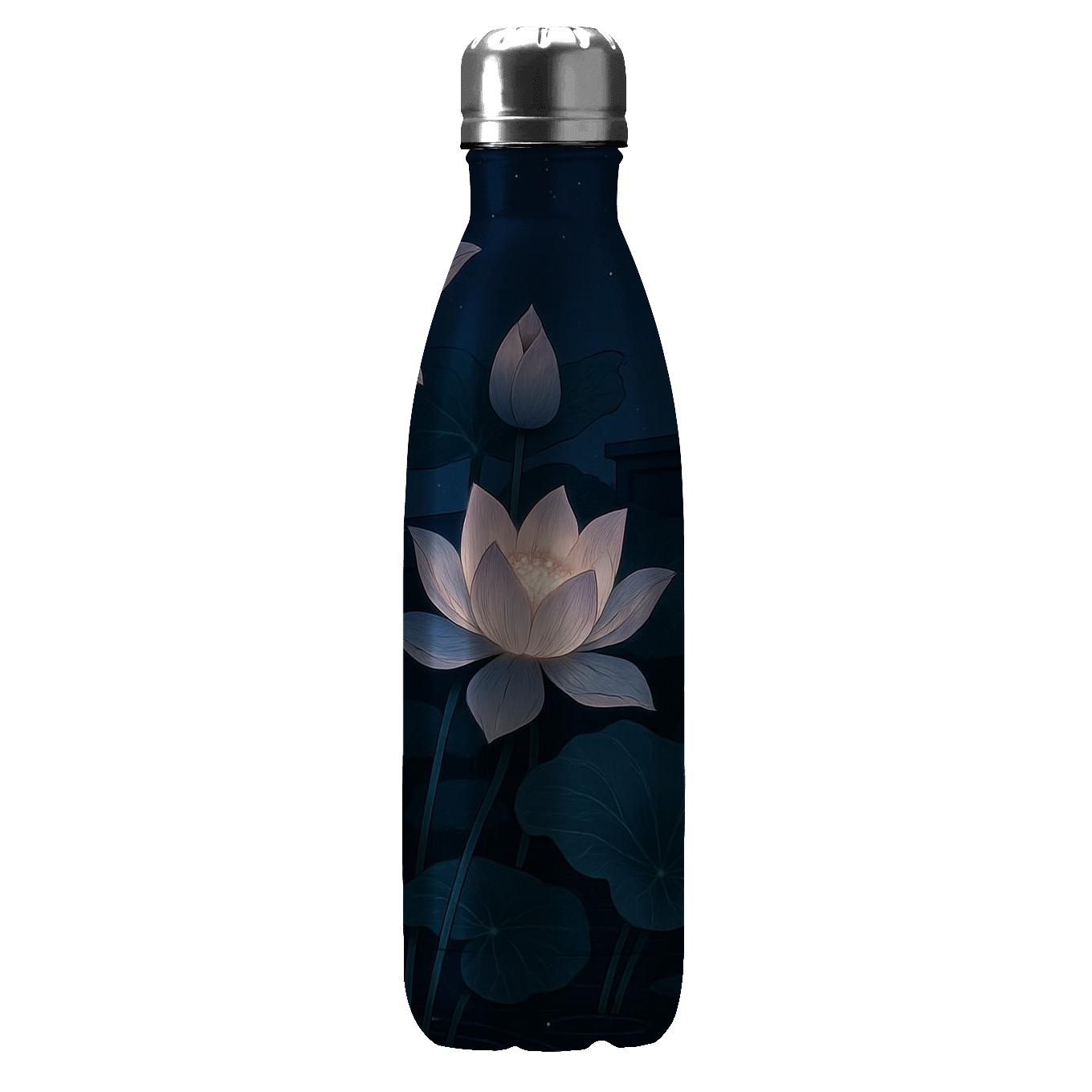 Midnight Lotus Cascade water bottle cups