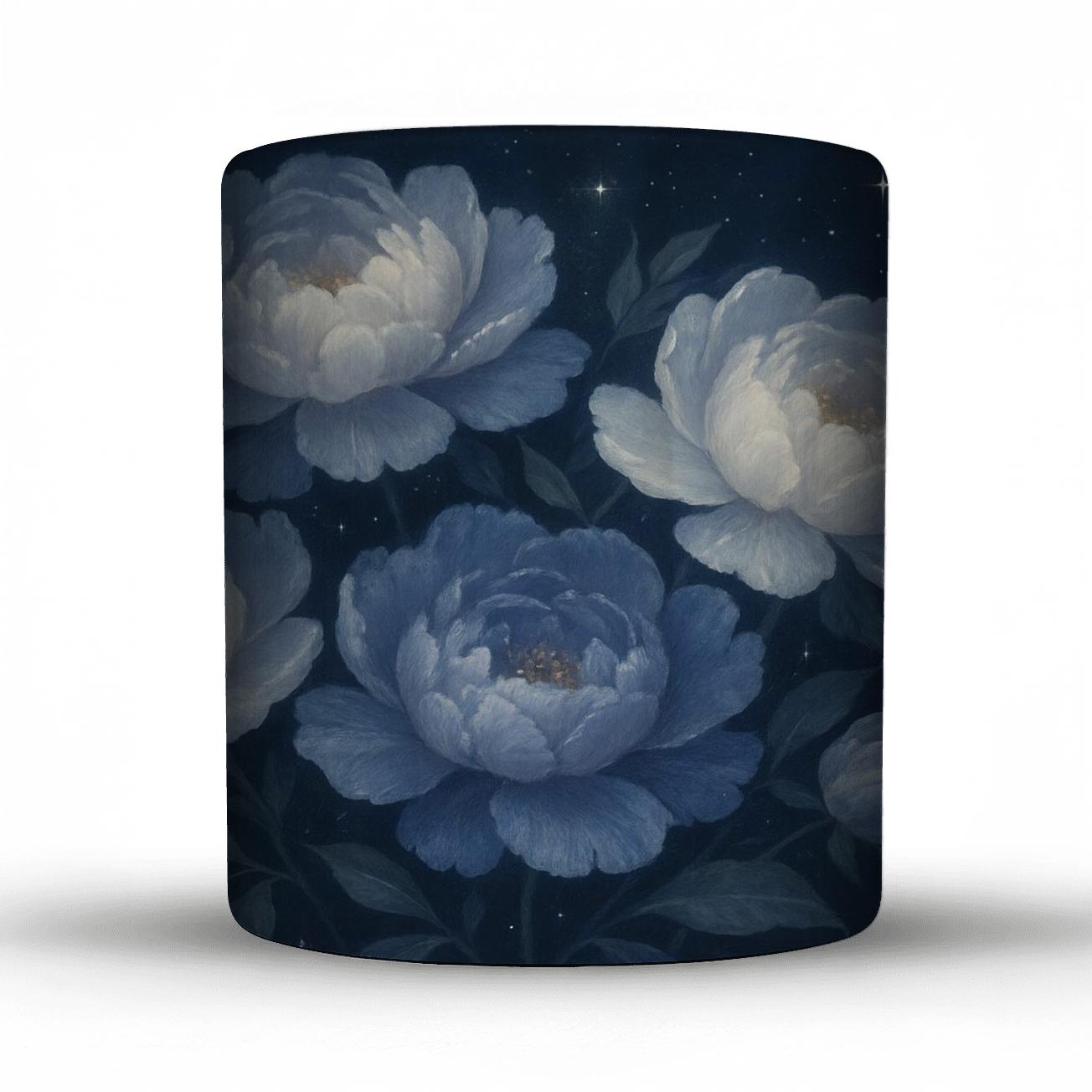 Celestial Peony Garden premium drinkware mugs
