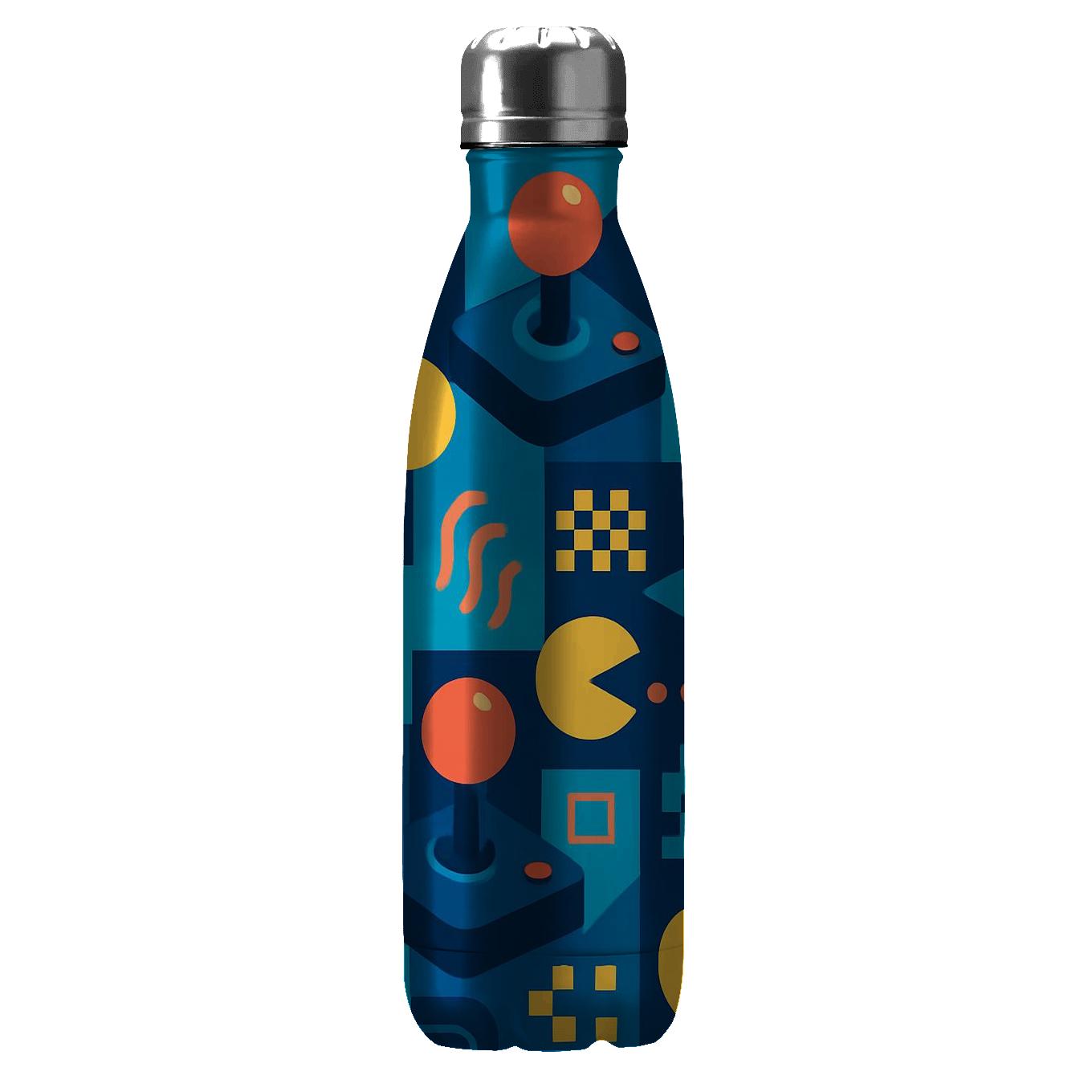 Digital Arcade Mosaic personalized water bottles