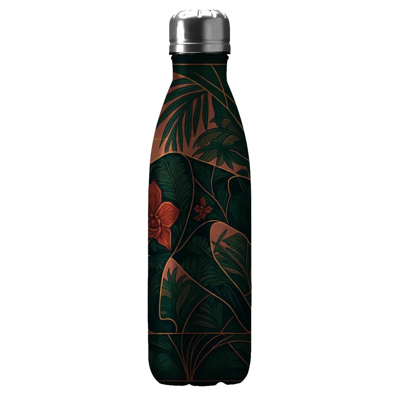 Botanical Jungle Panther water bottles for gifts