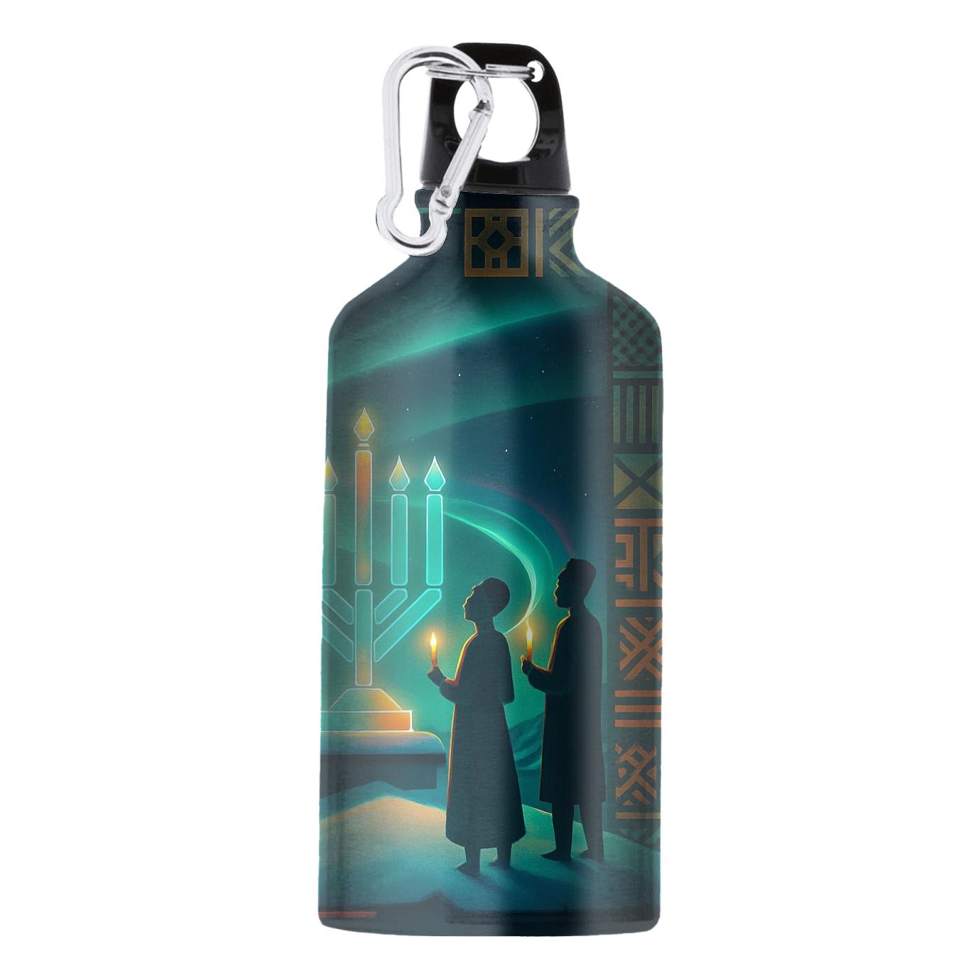 Auroral Kwanzaa sports bottles with lids