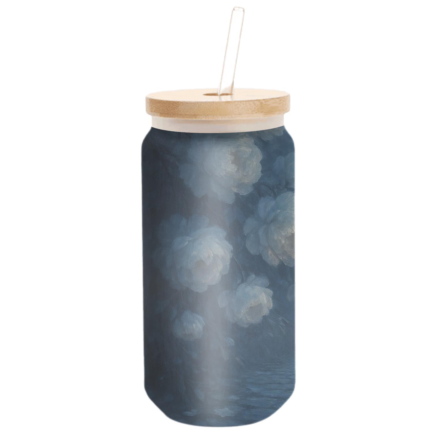 Moonlit Peony Canopy insulated glass vessels