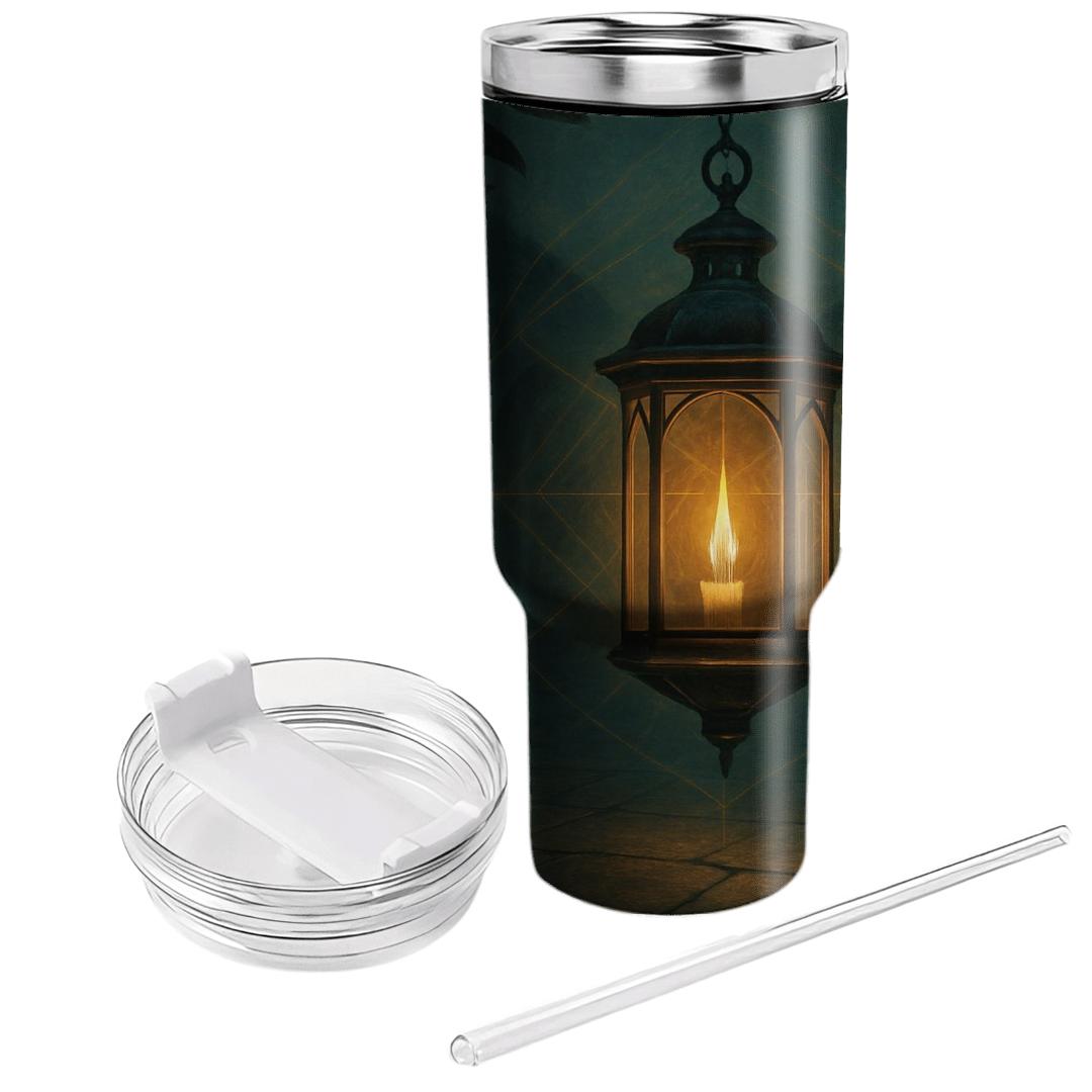 Lantern Of Quiet Covenant travel tumblers