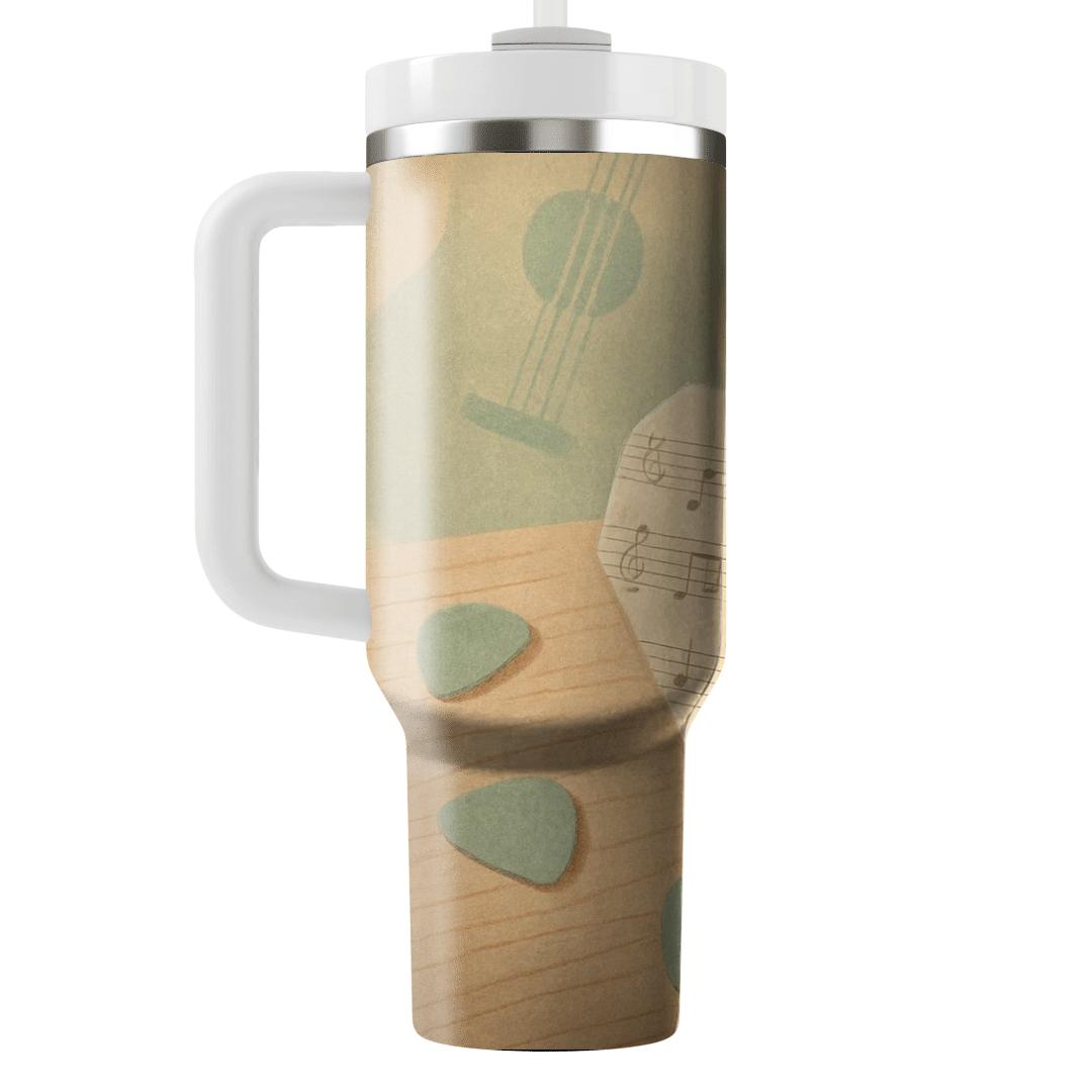 Acoustic Origami Heart tumblers with lids
